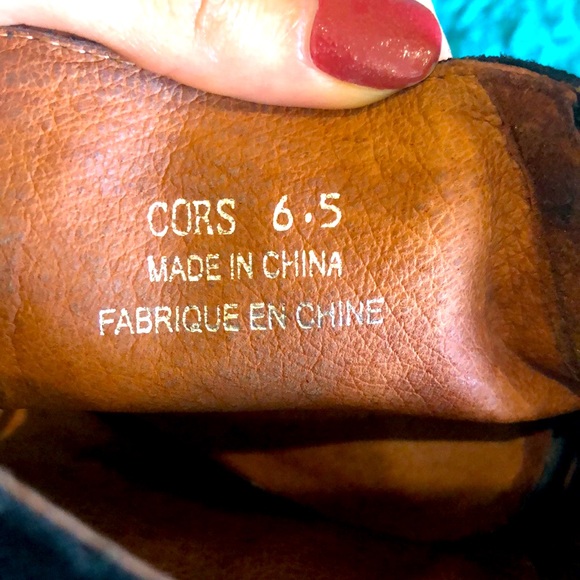 Jeffrey Campbell Sandals Bootie Heels Cors Suede Leather Lace-Up size 6.5 - Picture 7 of 8